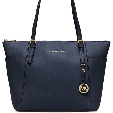 dillards michael kors navy purses|genuine leather Michael Kors purse.